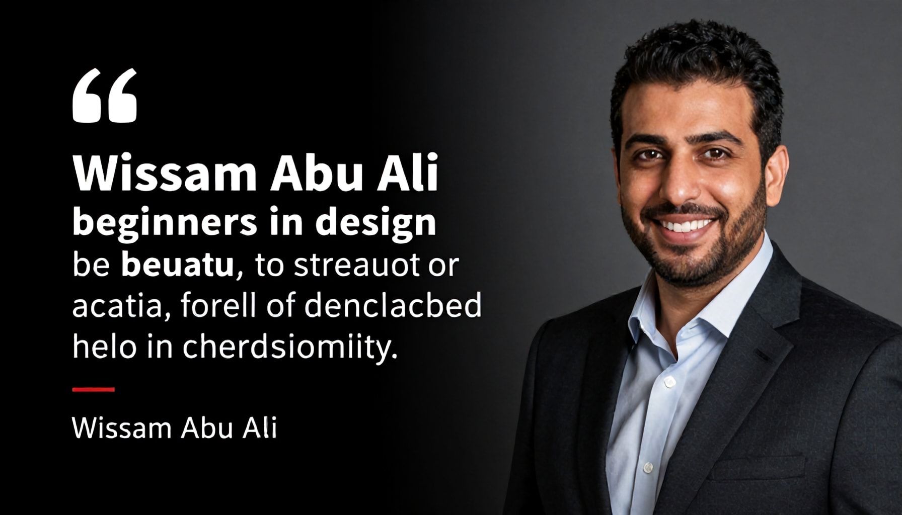 نصائح من وسام أبو علي للمبتدئين في التصميم