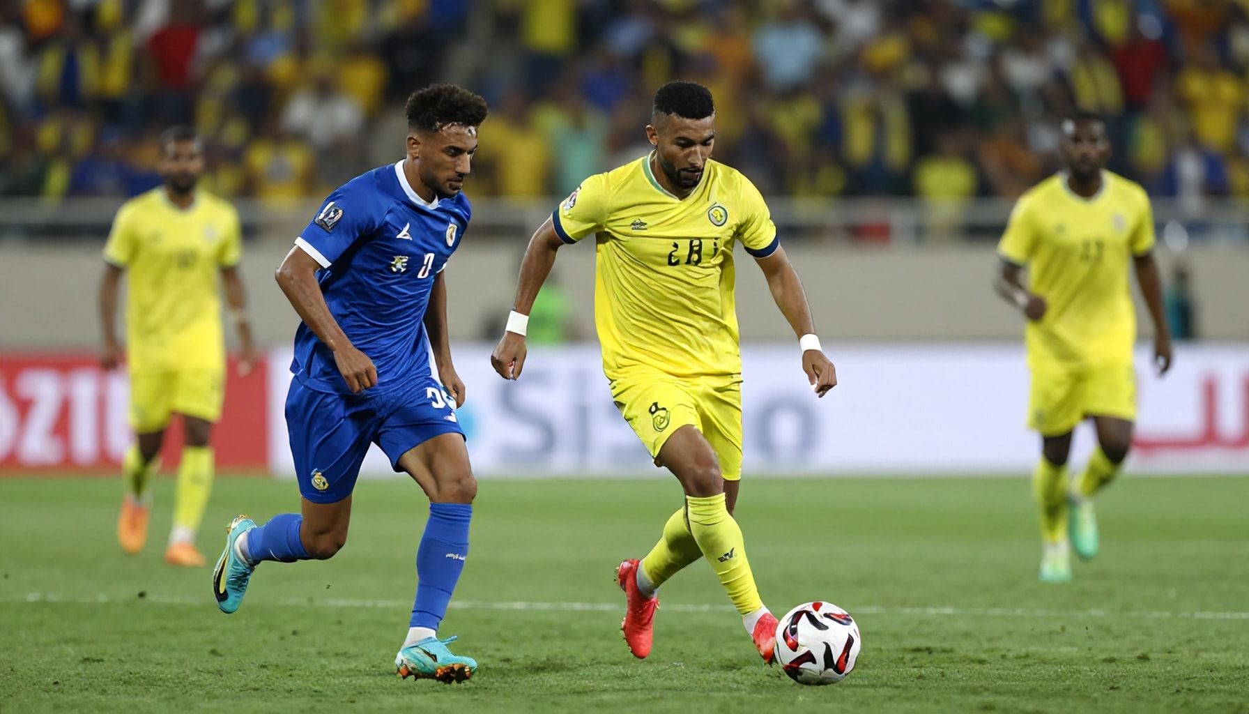 نصر يسيطر على الرائد بنتيجة 2-0