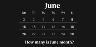 يونيو شهر 30 يومًا و12 ساعة