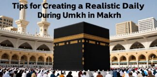 إرشادات لتخطيط يومي واقعي أثناء عمرة في مكة