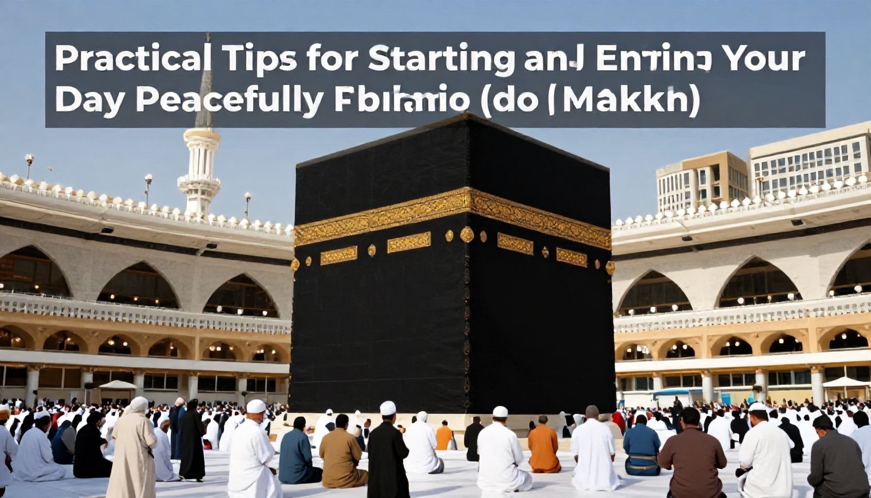 نصائح عملية لبدء ونهاية يوم هادئين خلال العمرة في مكة