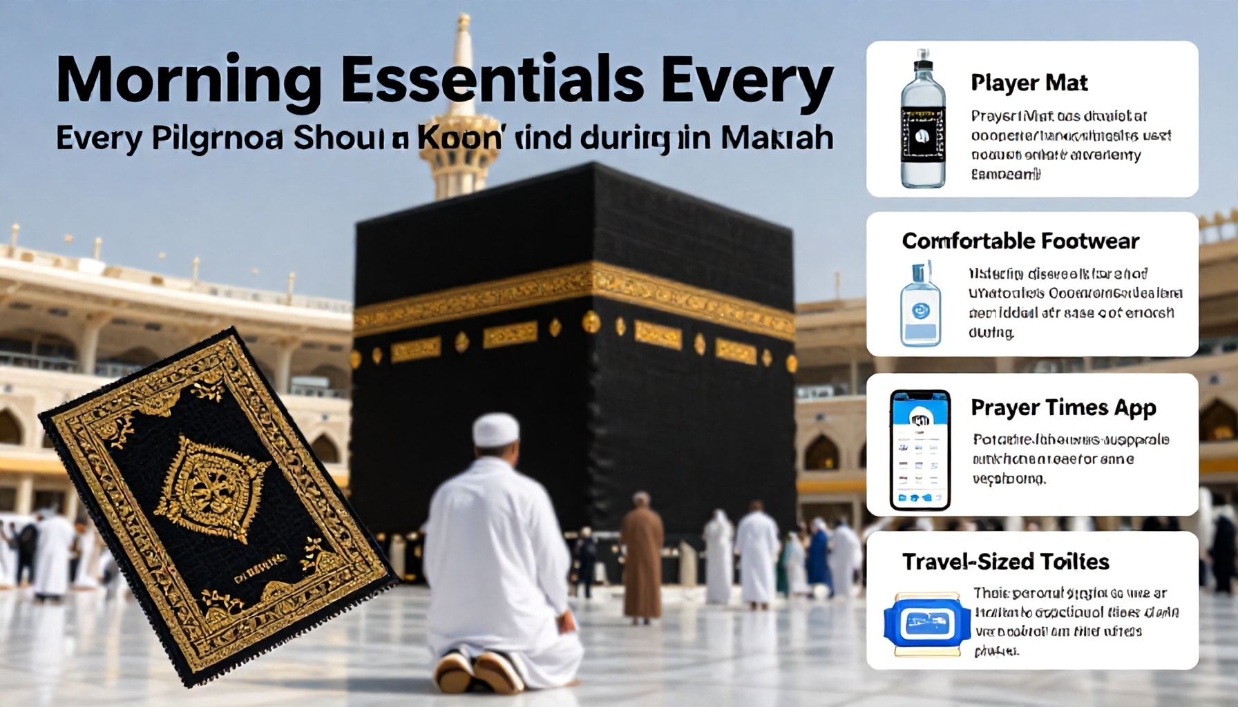 أهم 5 ضروريات الصباح لمؤدي العمرة في مكة