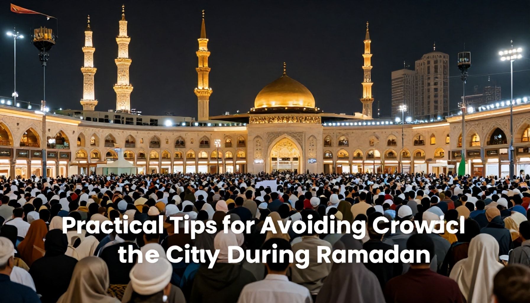 نصائح عملية لتجنب الزحام في مدينته في رمضان