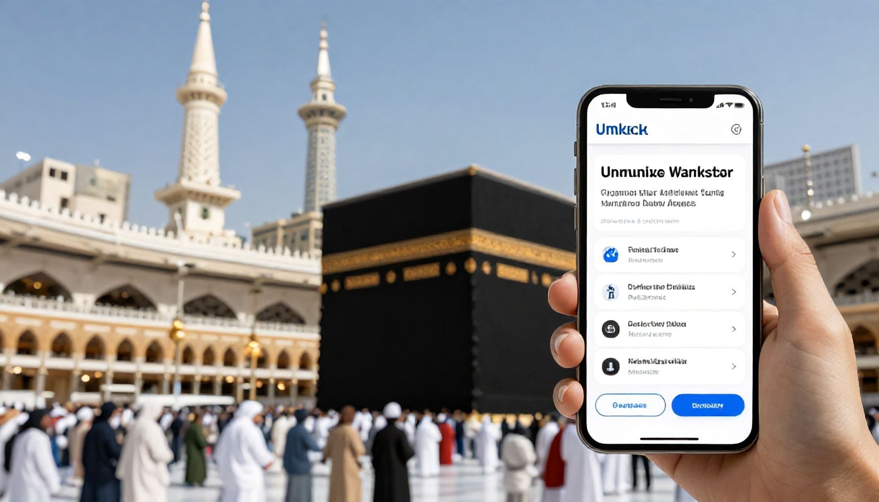 أفضل 5 تطبيقات لتنظيم يومك أثناء العمرة في مكة