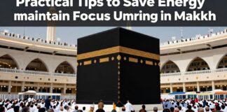 نصائح عملية للحفاظ على الطاقة والتركيز أثناء العمرة في مكة
