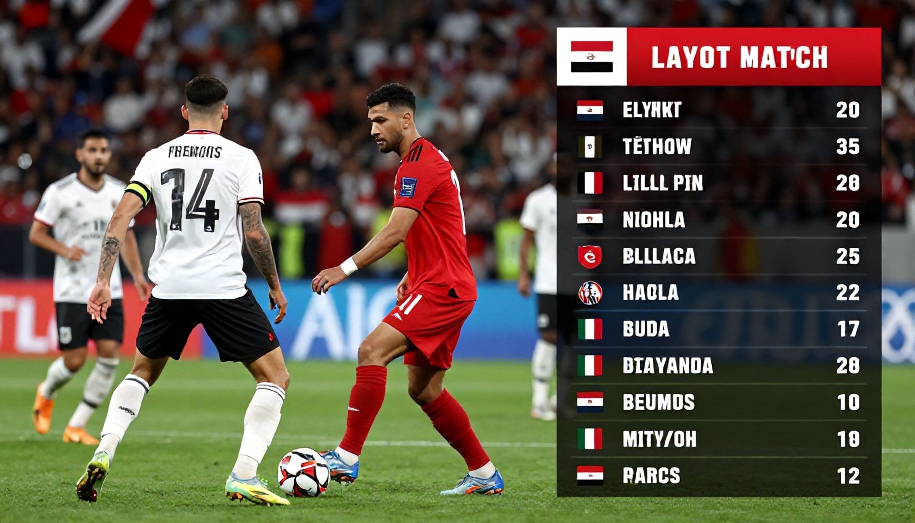 أبرز لحظات المباراة وأرقام اللاعبين البارزين