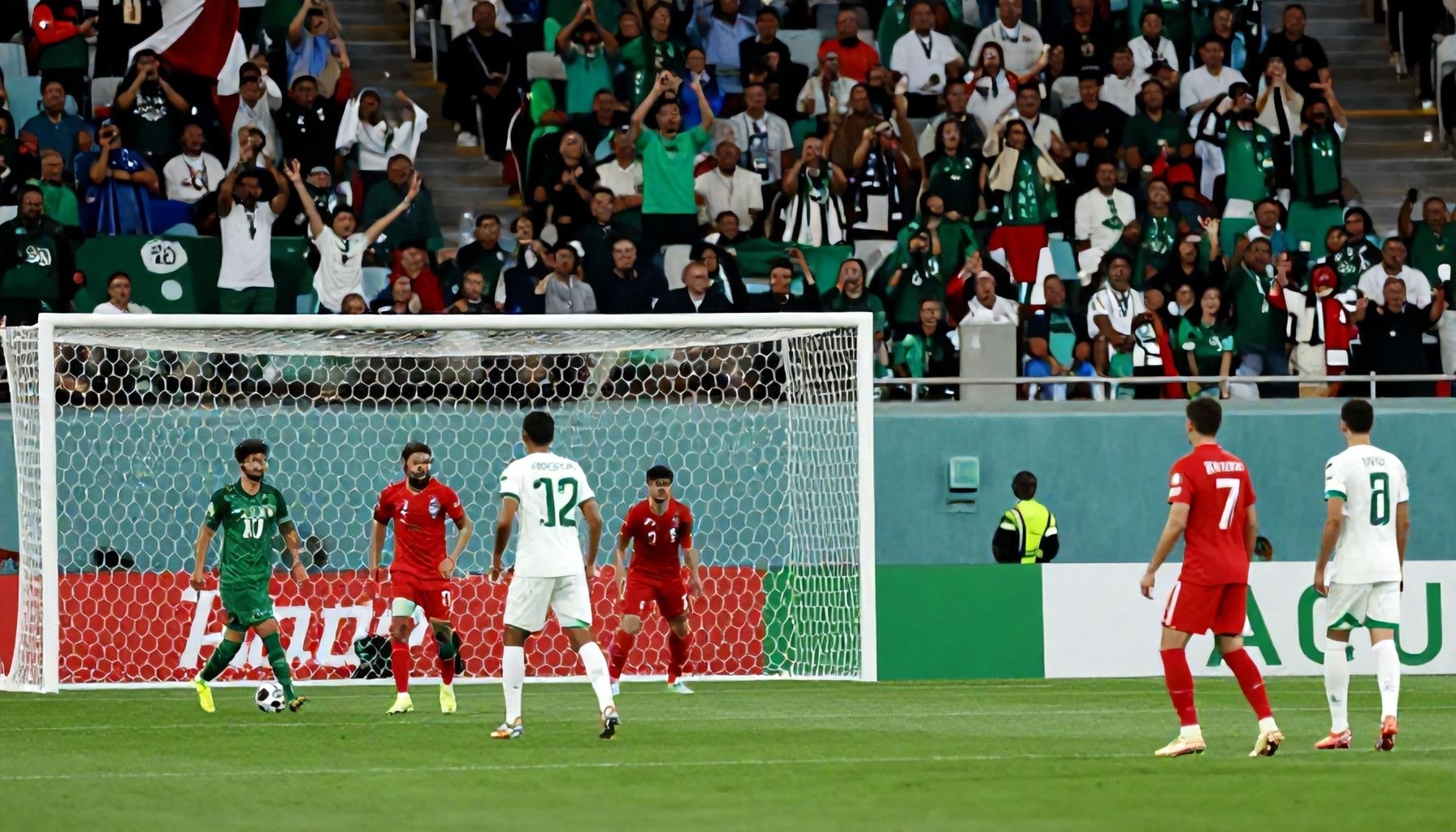 أبرز لحظات مباراة السعودیة وعمان وهدفا الفوز