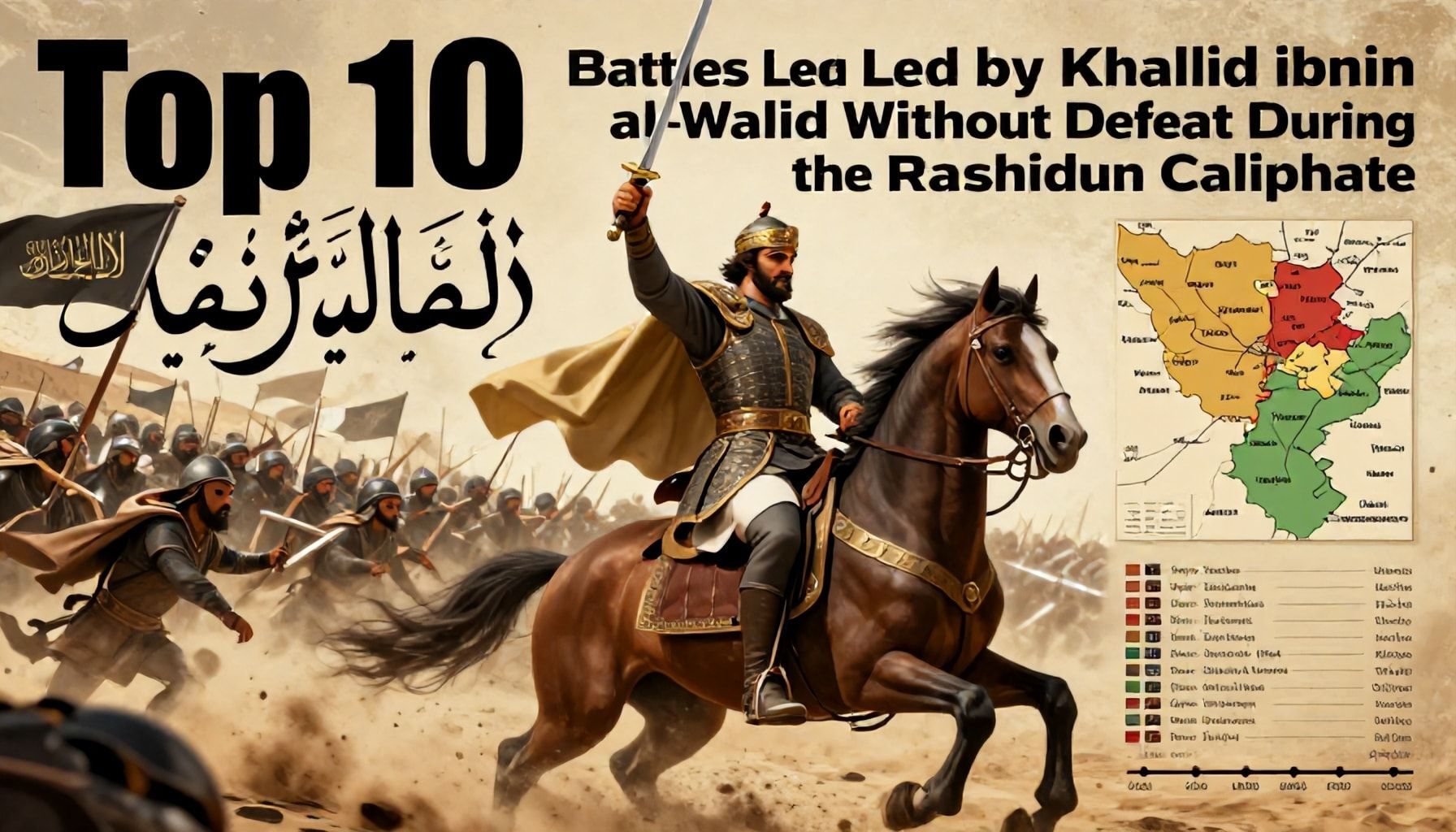 أبرز ١٠ معارك قادها دون هزيمة خلال الخلافة الراشدة