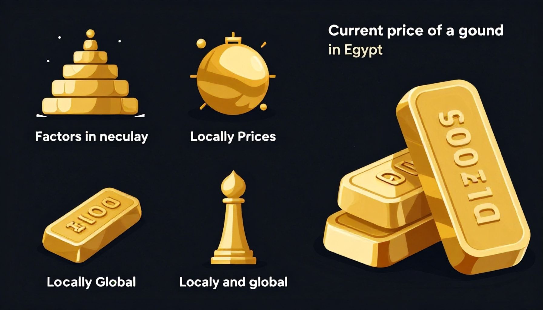 أربعة عوامل تؤثر في أسعار الذهب محليًا وعالميًا