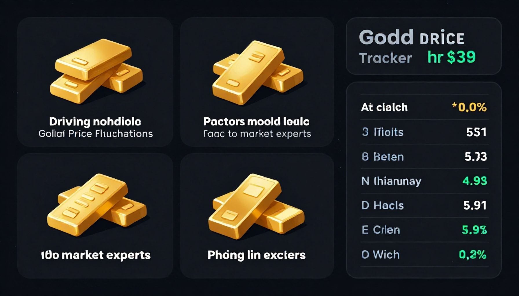 أربعة عوامل رئيسية تدفع الذهب للتذبذب حسب خبراء السوق