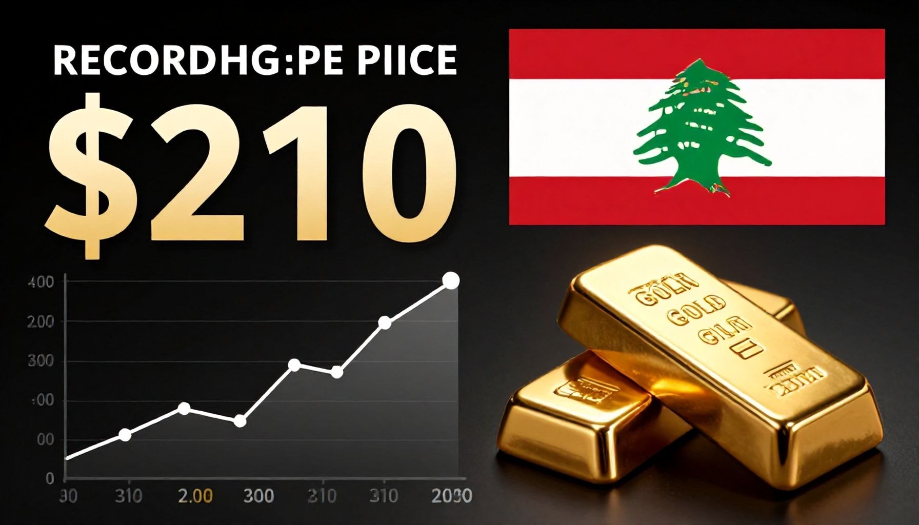 أرقام قياسية وسعر الأوقية يتجاوز 210 دولارًا
