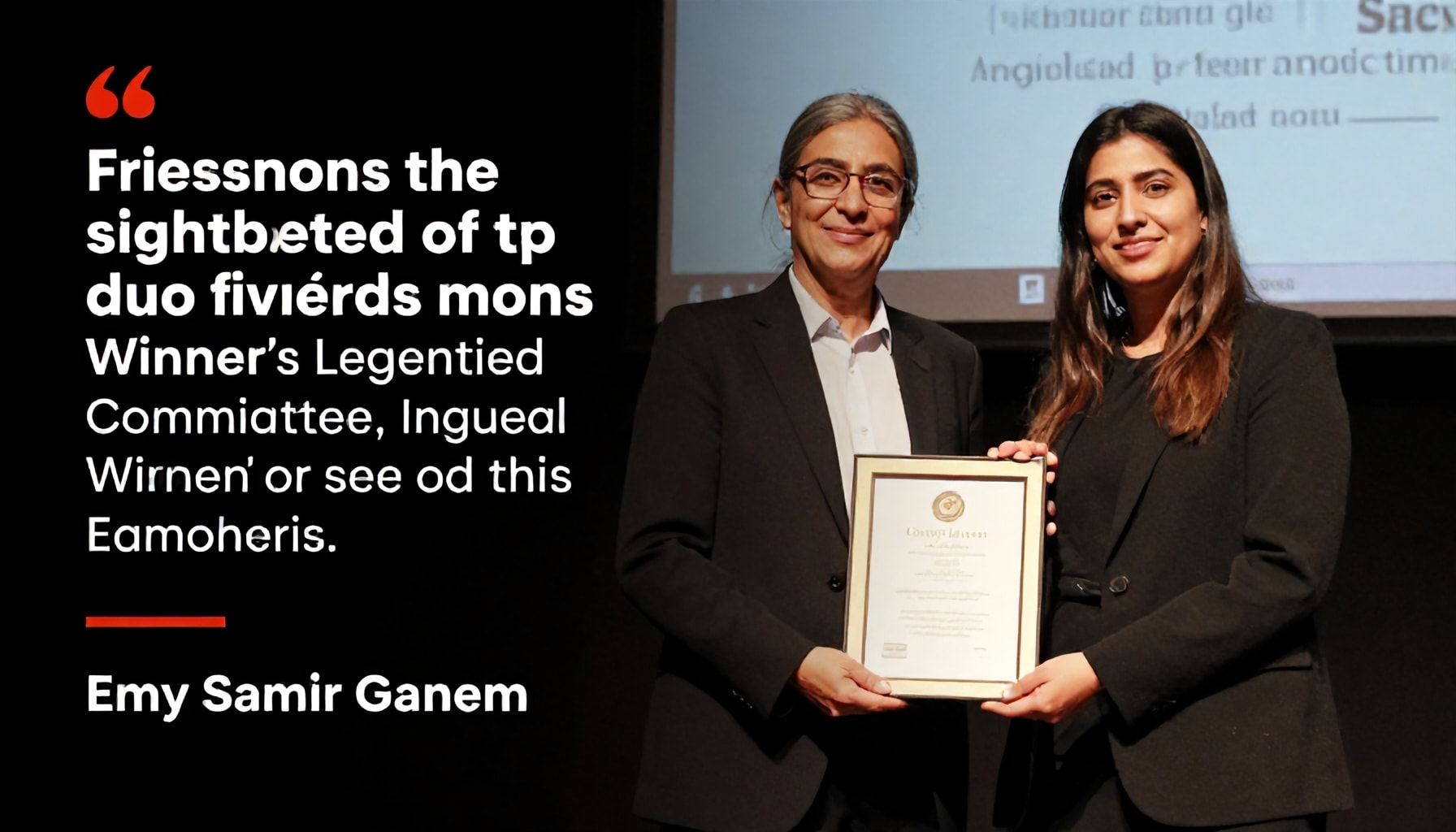 أسباب اختيار لجنة التحكيم لعمل غانم الفائز هذا العام