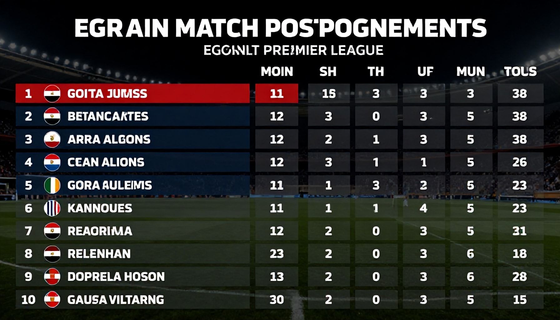 أسباب تأجيل بعض الجولات وفق مصادر الاتحاد