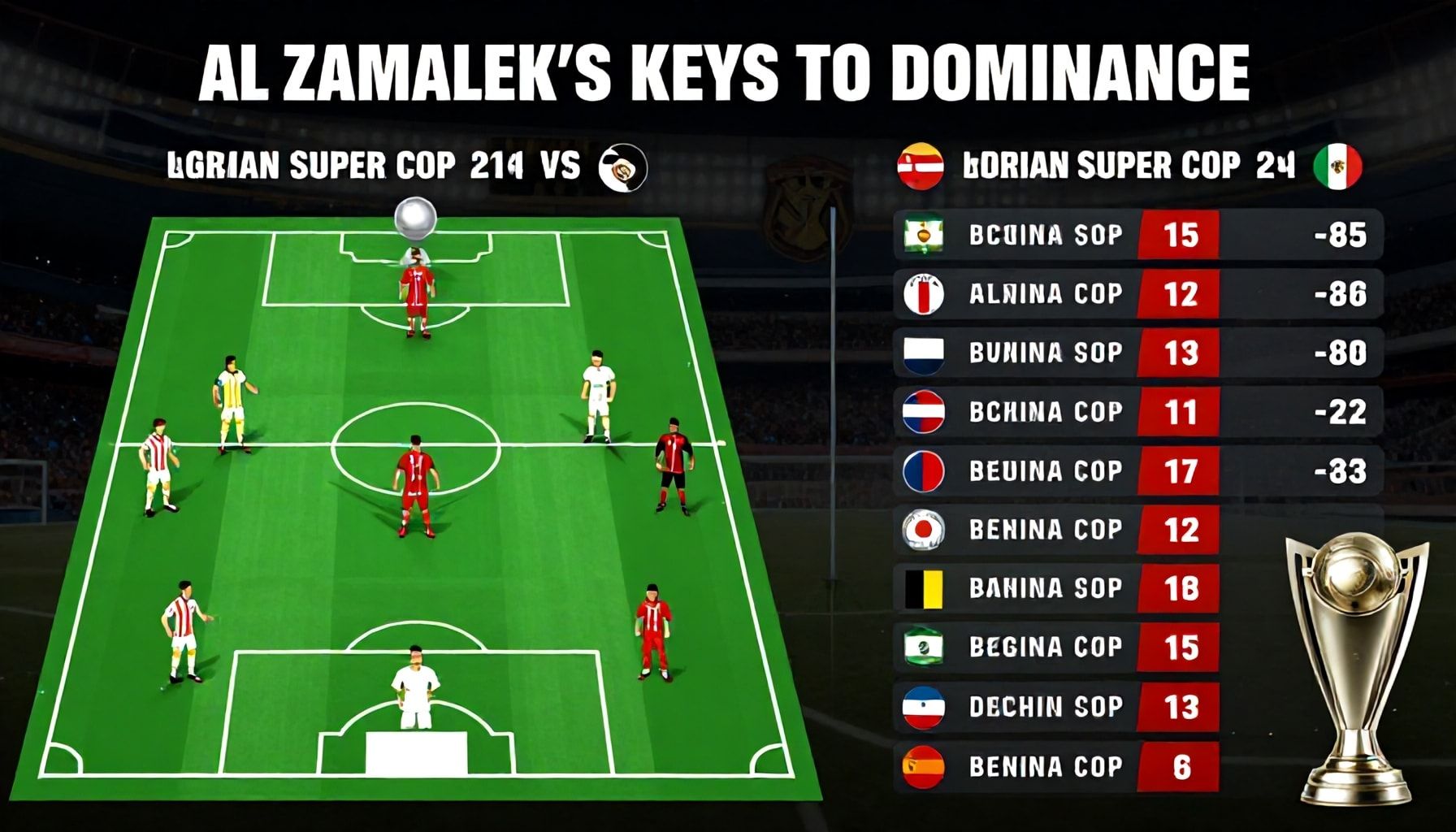 أسباب تفوق الزمالك وتحليل أداء الفريقين