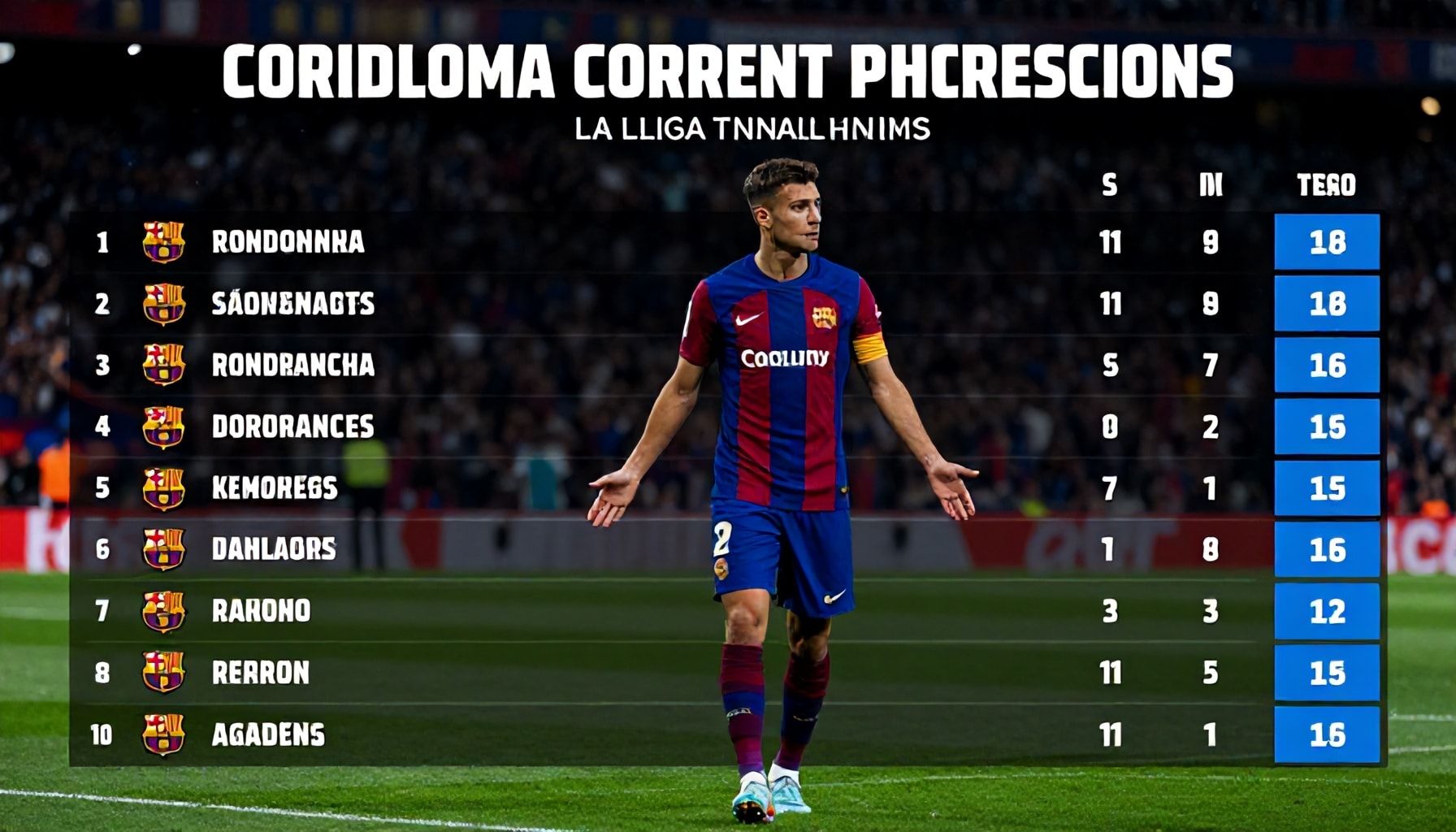 أسباب تفوق برشلونة وفق إحصائيات الموسم الحالي