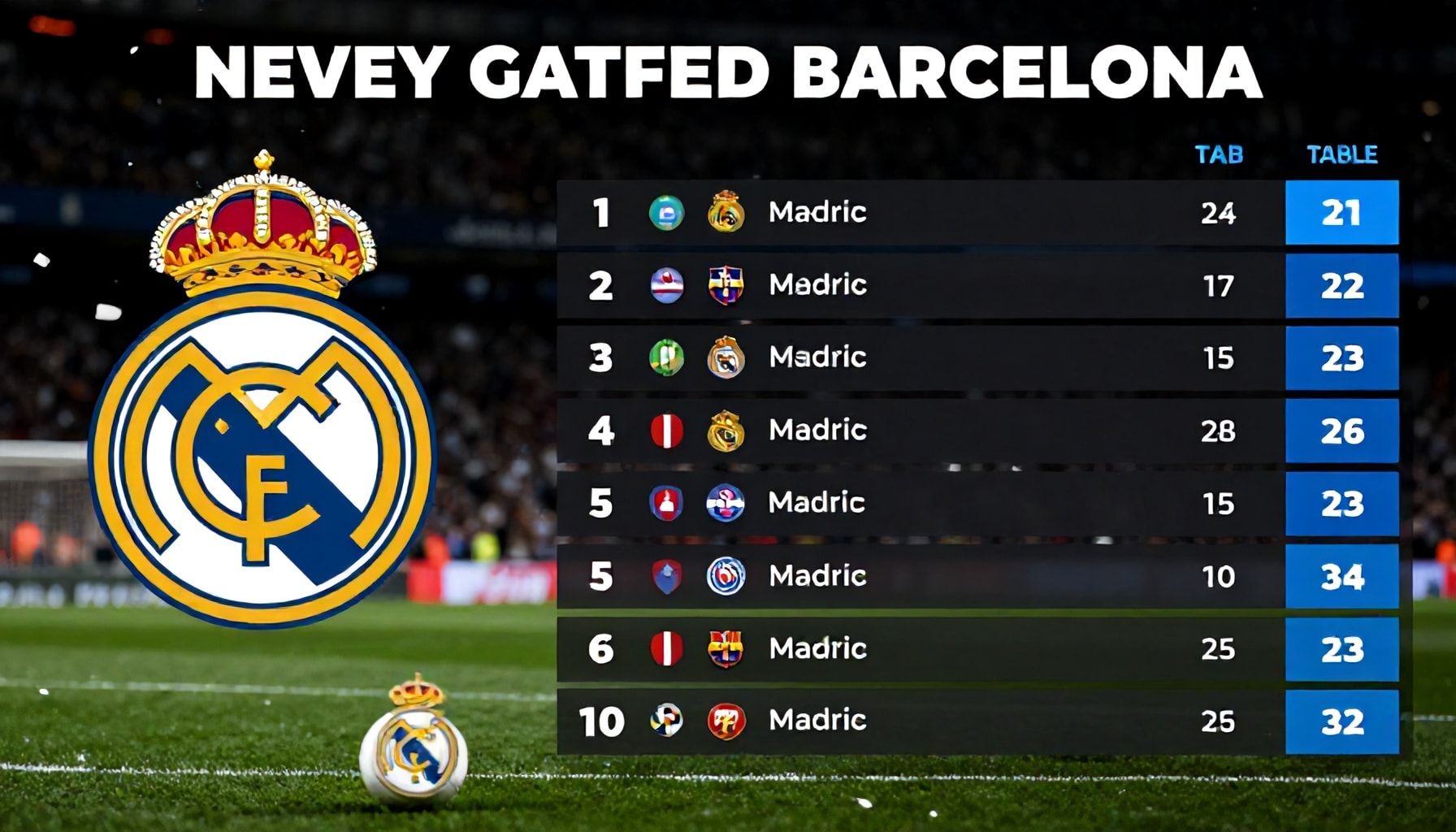 أسباب تفوق مدريد على برشلونة في الموسم الحالي