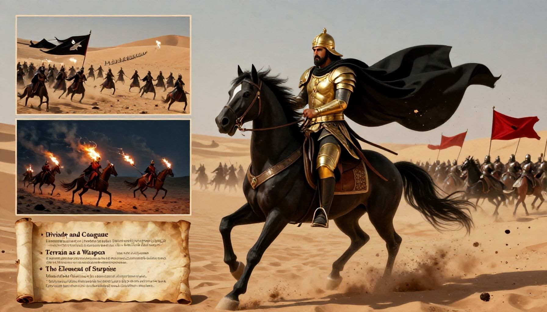 أسباب تفوقه العسكري وفق استراتيجيات الحرب القديمة