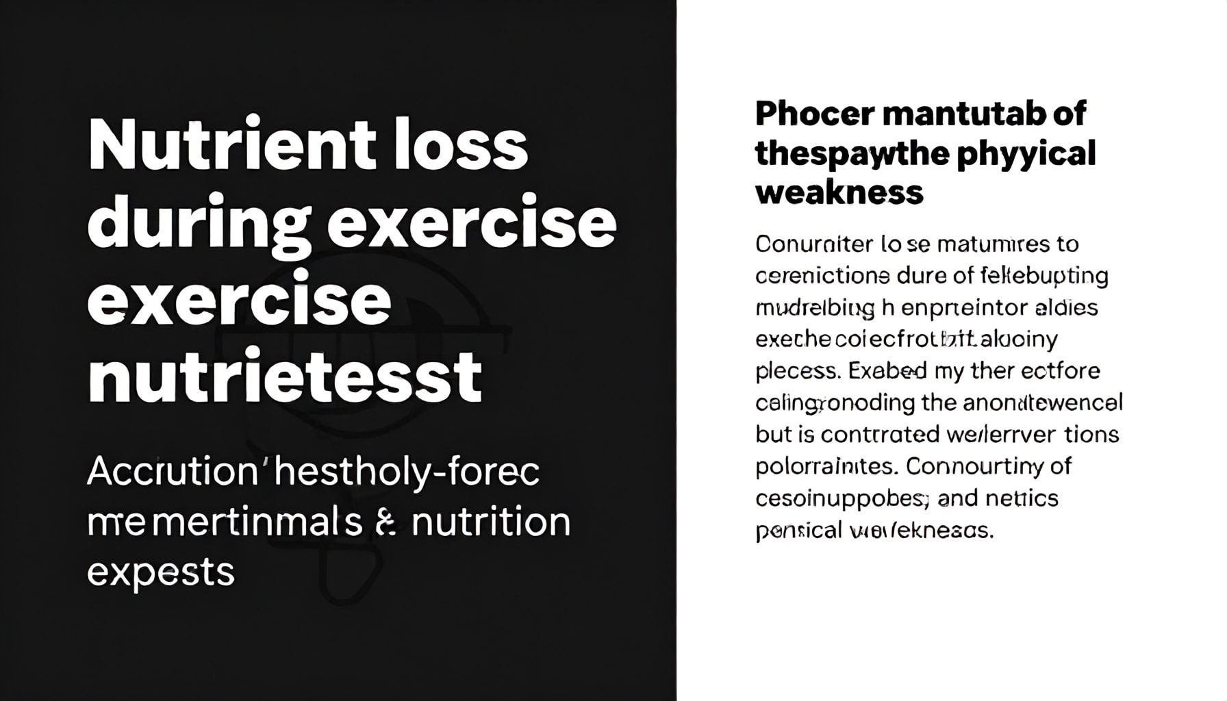 أسباب فقدان المغذيات أثناء الممارسة وفق خبراء التغذية