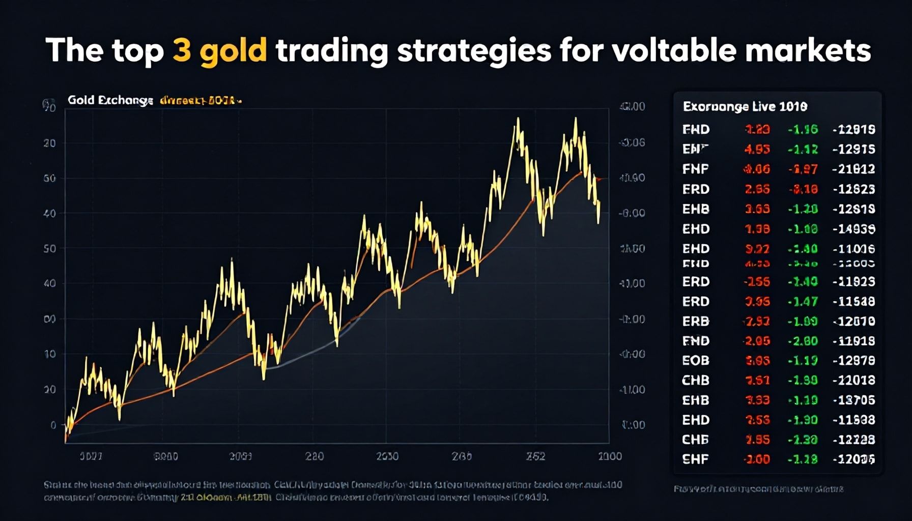 أفضل 3 استراتيجيات لتداول الذهب في الأوقات المتقلبة
