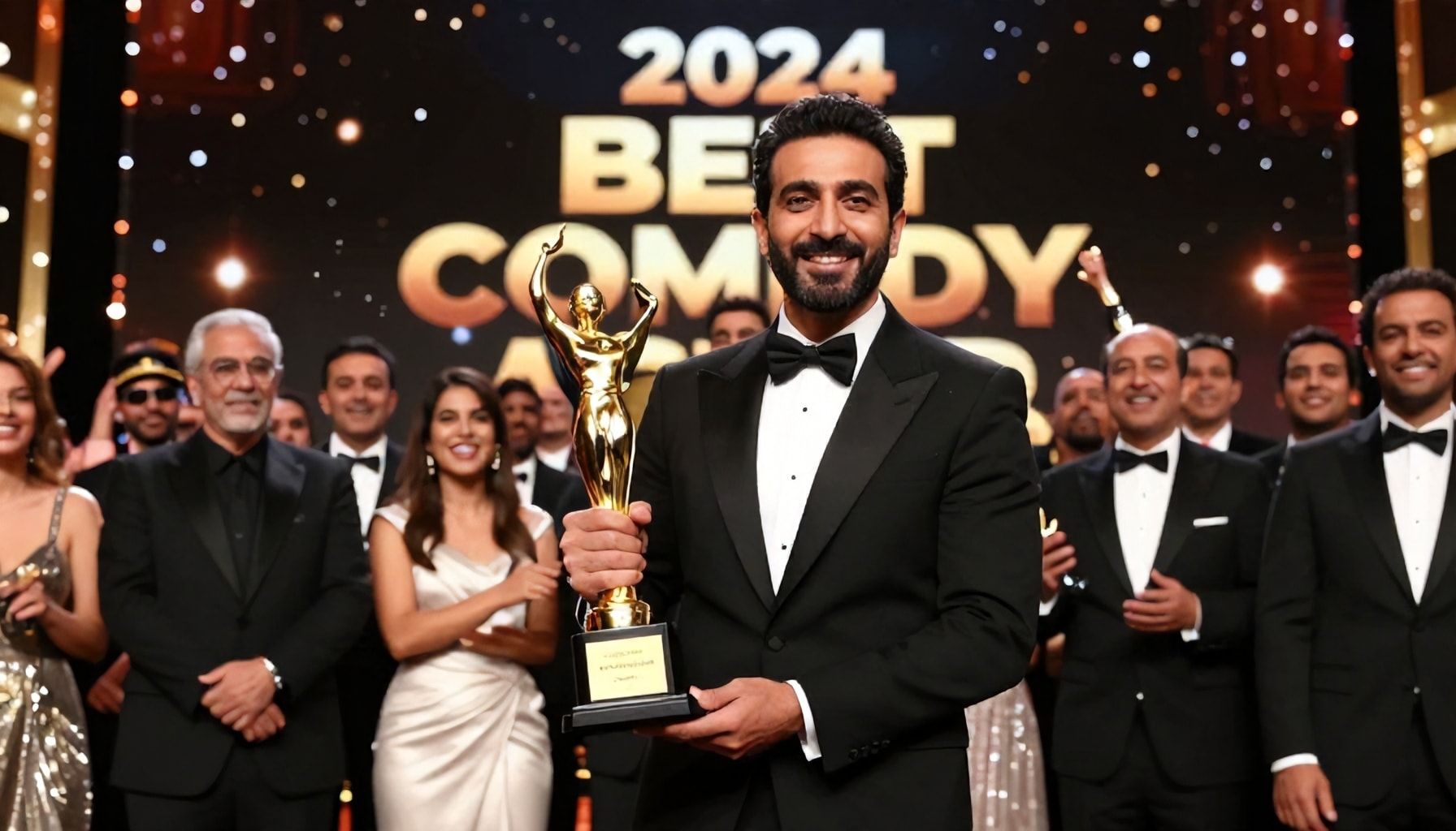 إيمي سمير غانم يفوز بلقب أفضل ممثل كوميدي لعام 2024