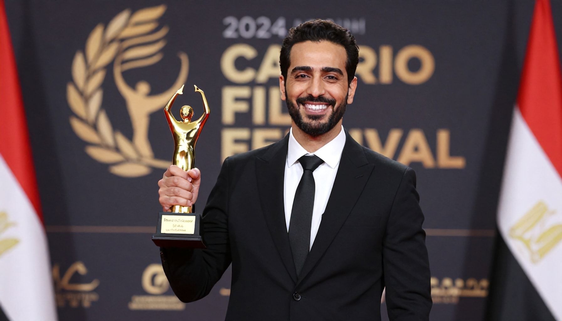 إيمي سمير غانم يحصد جائزة أفضل ممثل كوميدي في مهرجان القاهرة السينمائي 2024