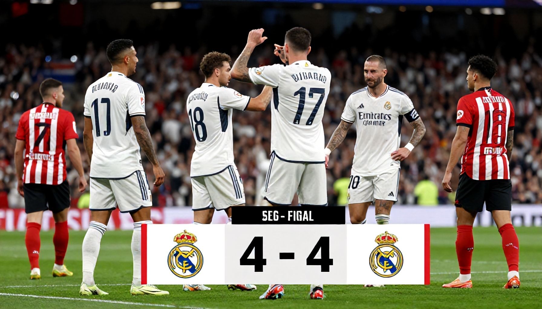 ريال مدريد يعزز صدارته برباعية تاريخية على أتلتيك بلباو في الدوري الإسباني