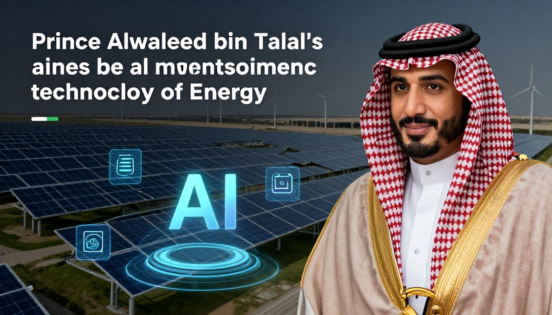 استثمارات الوليد بن طلال الجديدة في التكنولوجيا والطاقة المتجددة