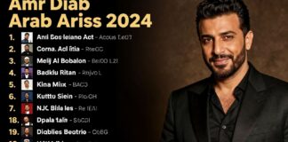 عمرو دياب يتصدر قائمة أكثر الفنانين العرب استماعًا على سبوتيفاي لعام 2024