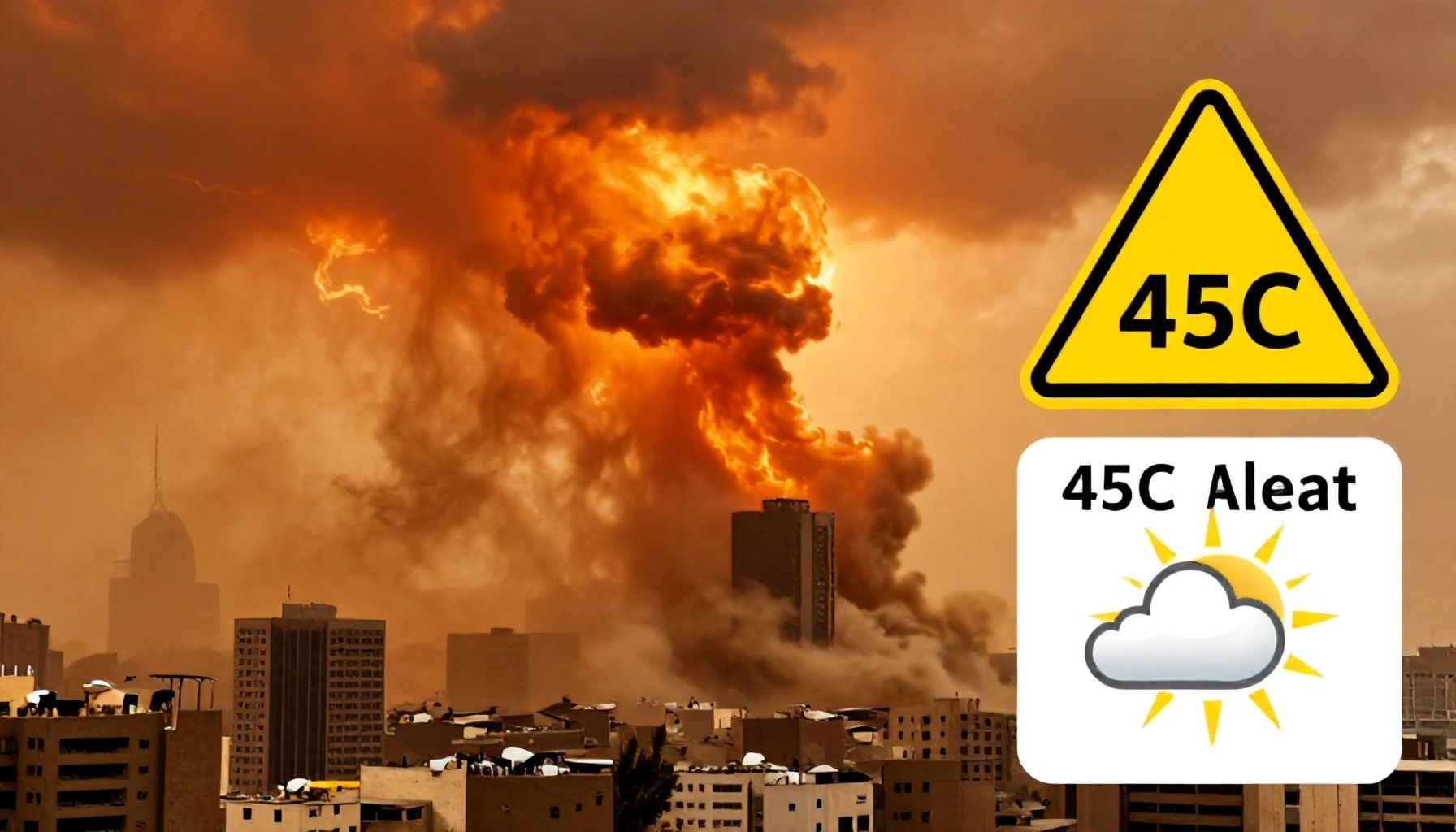 الحرارة ترتفع إلى 45 درجة في بغداد مع تحذيرات من العواصف الترابية اليوم
