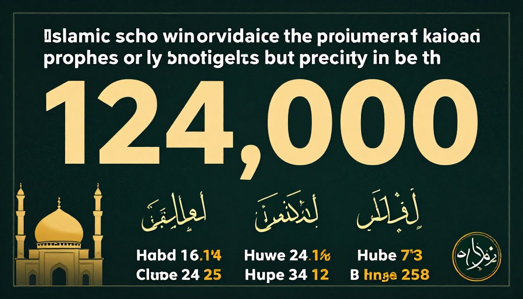 الأدلة الشرعية على تحديد عددهم بـ124 ألف نبي