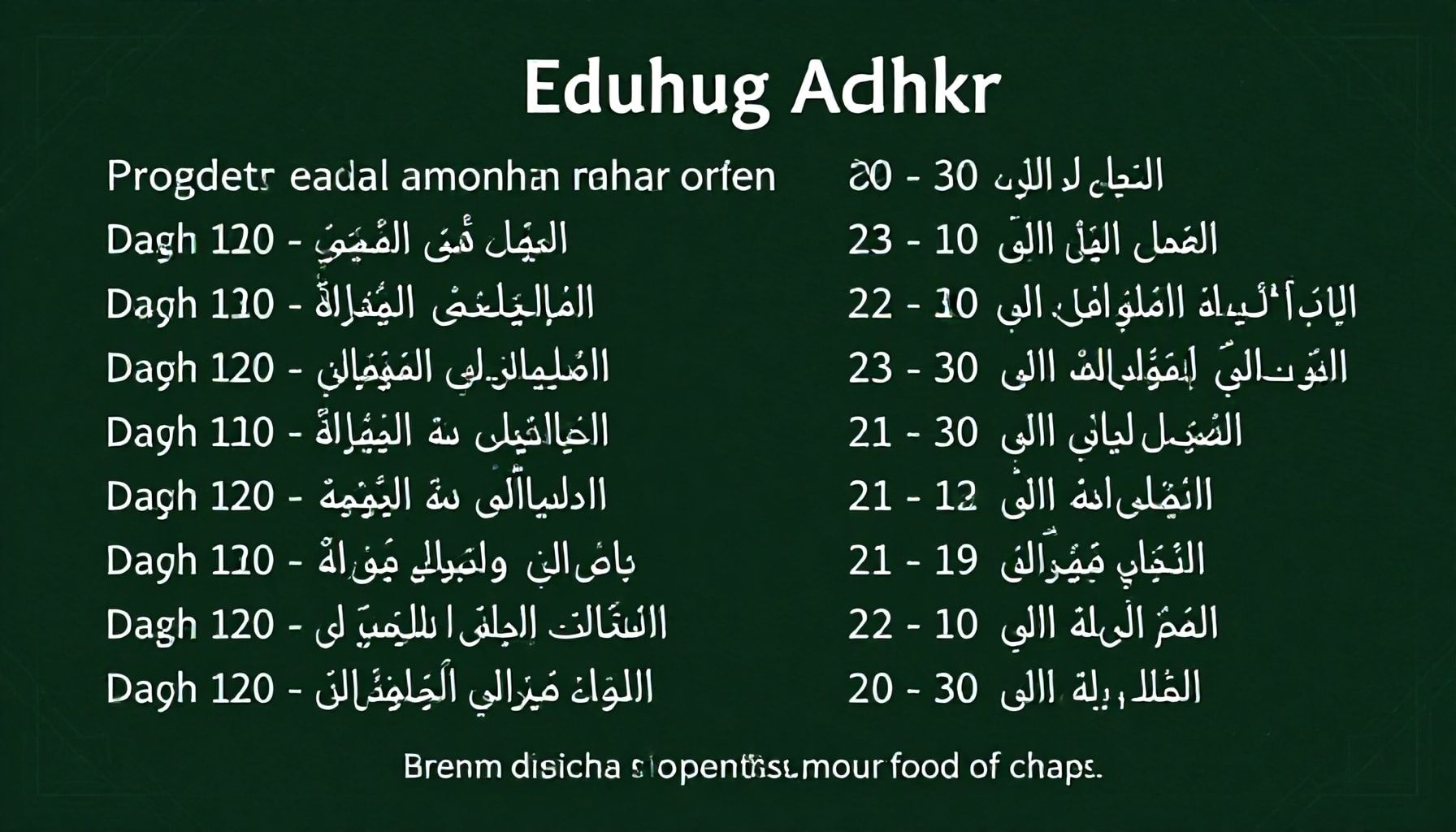 الأذكار الصحيحة بالترتيب وصيغة الدعاء كما وردت عن النبي ﷺ
