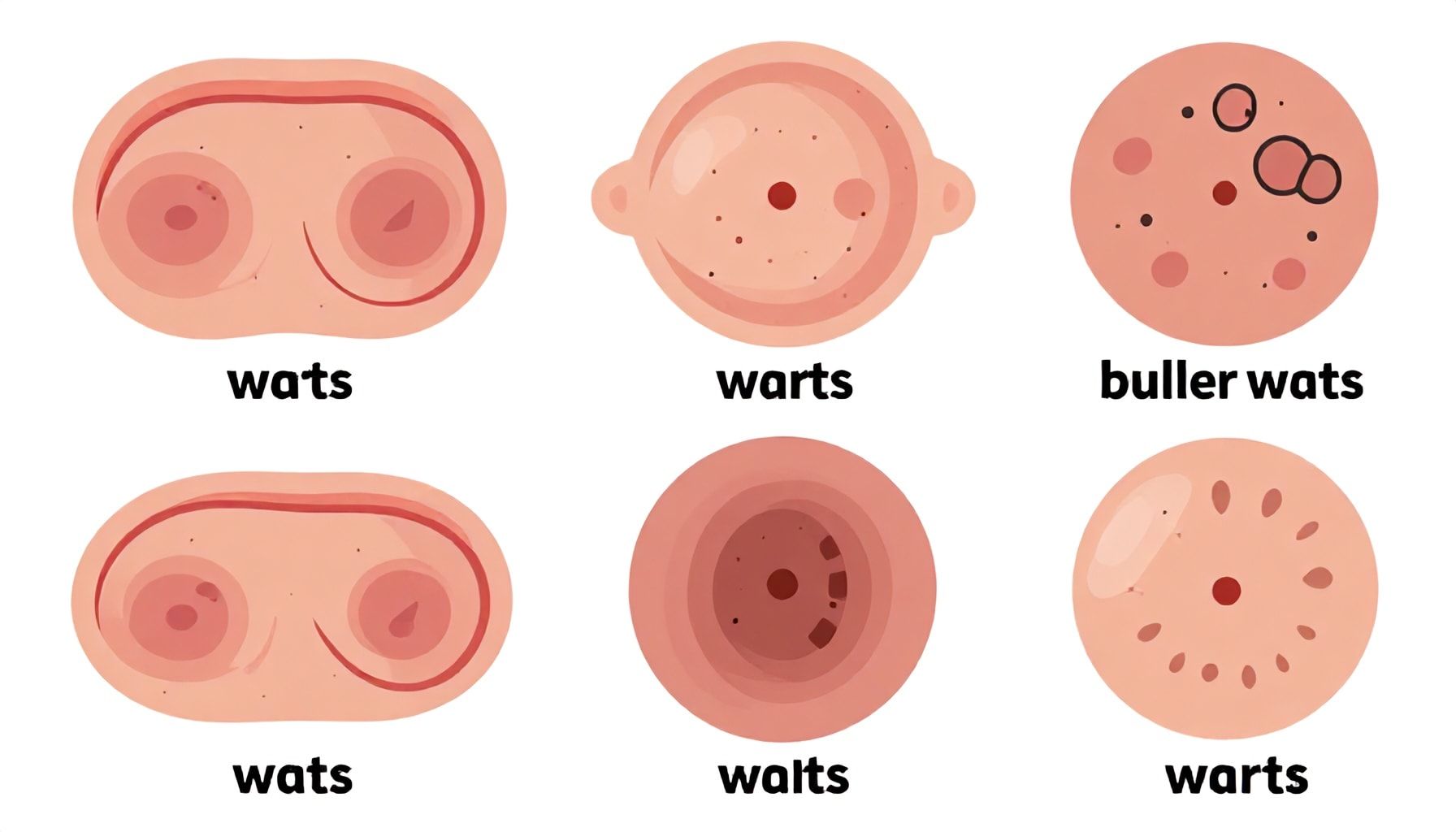 الثالول وأنواعه الستة في صور توضيحية للتمييز بينها