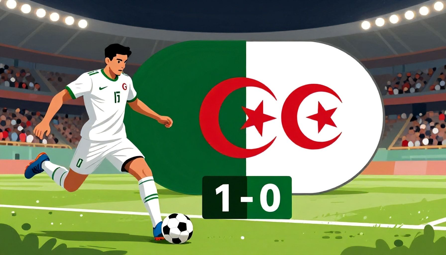 الجزائر تهزم تونس 1-0 في مباراة إحياء الذكرى السبعين لاستقلالها