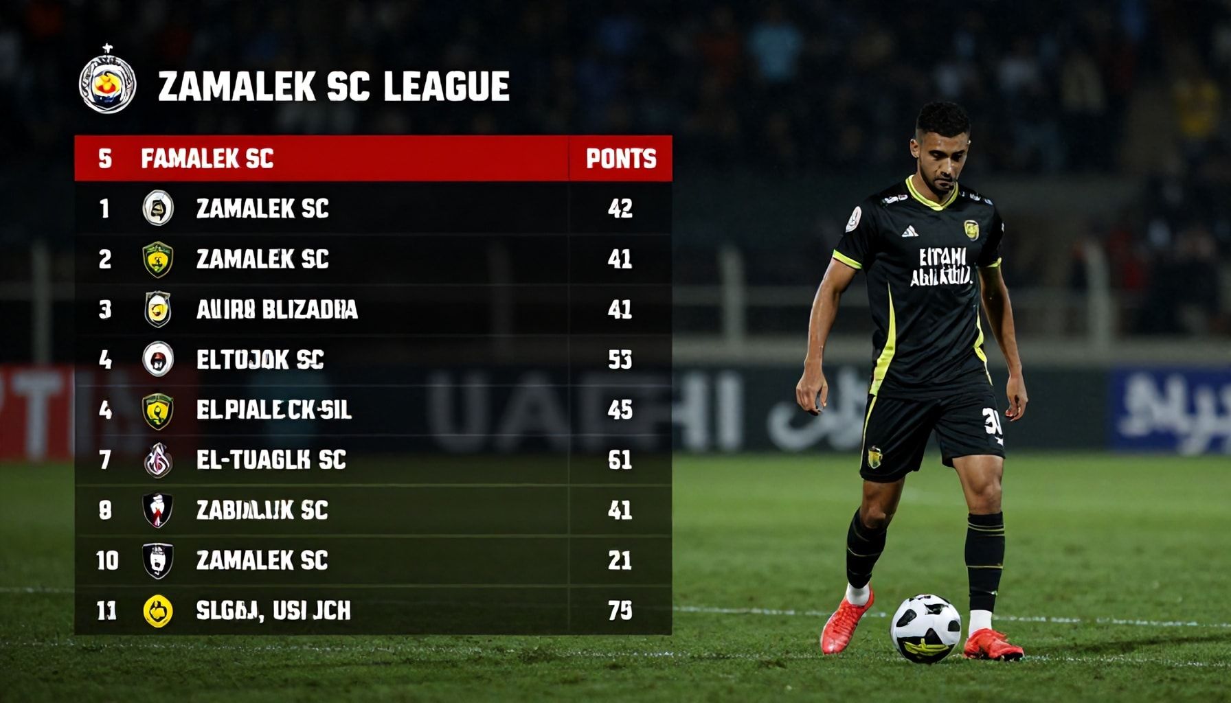 الزمالك يتصدر الدوري المصري برصيد 45 نقطة قبل مواجهة الاتحاد السكندري