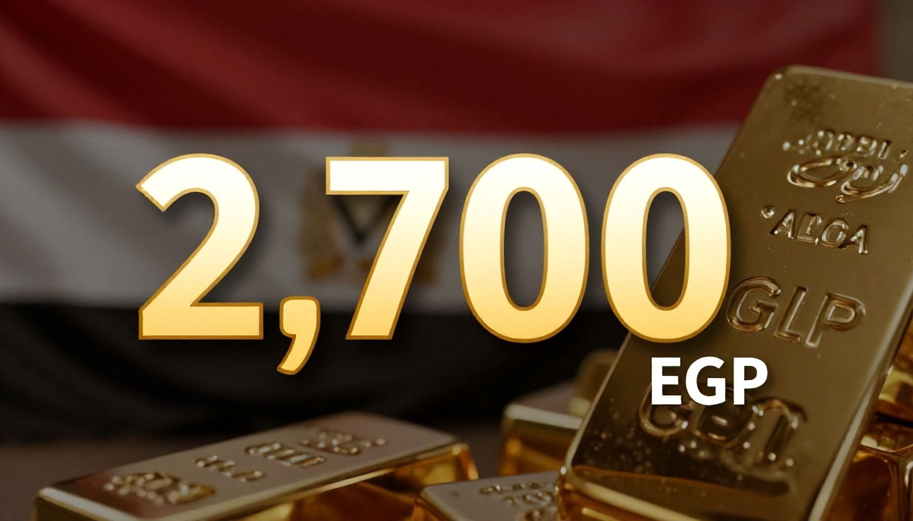 أسعار الذهب في مصر تسجل 2700 جنيه للأوقية اليوم