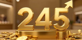 أسعار الذهب ترتفع إلى 245 ريالًا للجرام مع ارتفاع الطلب العالمي