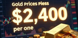 أسعار الذهب مباشر تتجاوز 2400 دولار للأوقية للمرة الأولى في 2024