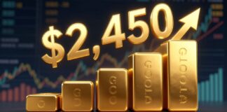 الذهب يرتفع إلى 2450 دولارًا للأوقية مع ترقب قرارات الفائدة الأمريكية