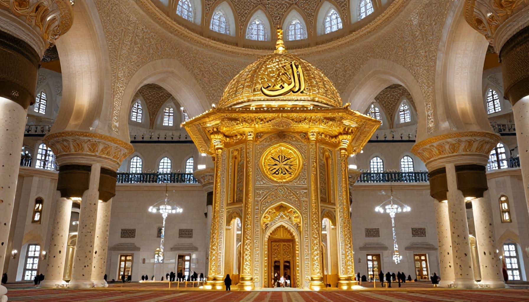 المصحف الذهبي في مسجد الشيخ زايد وأهميته الرمزية