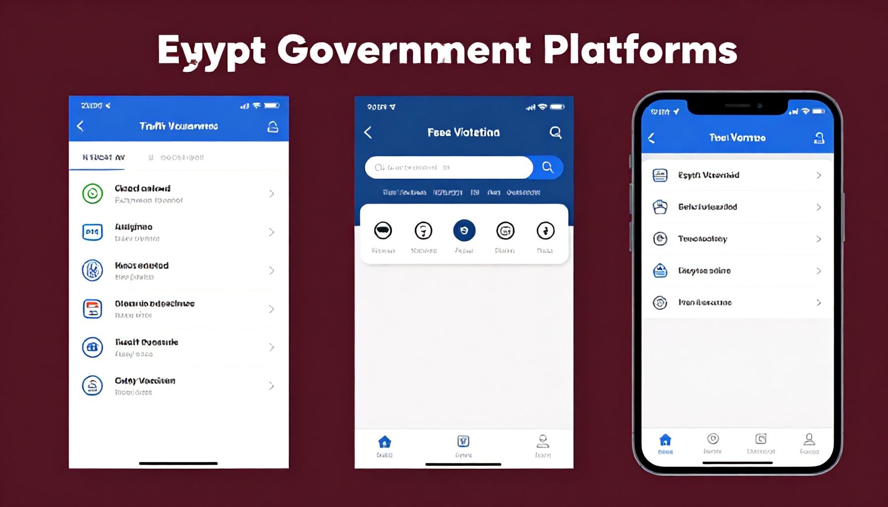 المنصات الحكومية الثلاثة المعتمدة للاستعلام المجاني