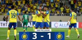 النصر يحرز فوزًا ثقيلًا 3-1 على الفتح في دوري المحترفين السعودي