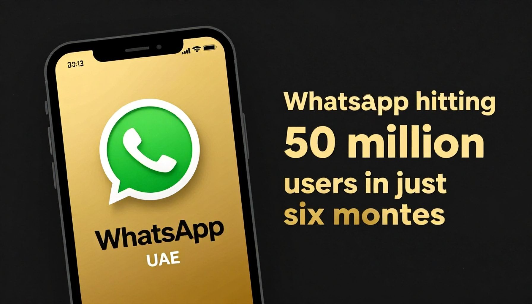 وتساب الذهبي يحصد 50 مليون مستخدم في 6 أشهر بعد حظره الرسمي في الإمارات