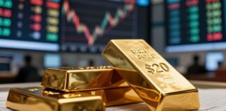 أسعار الذهب تهبط 20 دولارًا للأونصة مع ترقب بيانات الفائدة الأمريكية