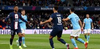 باريس سان جيرمان يتغلب على نيس 2-1 في دوري أبطال أوروبا