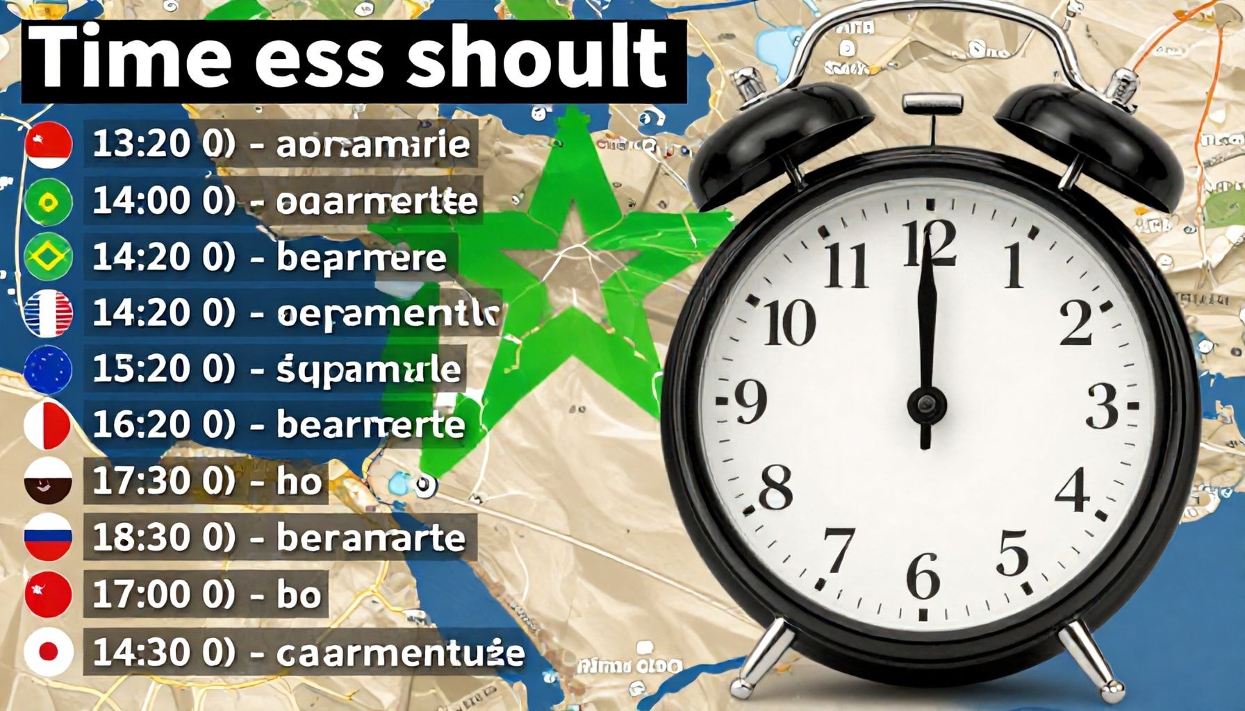 تأثير التغيير على الرحلات الجوية والمواعيد الرسمية
