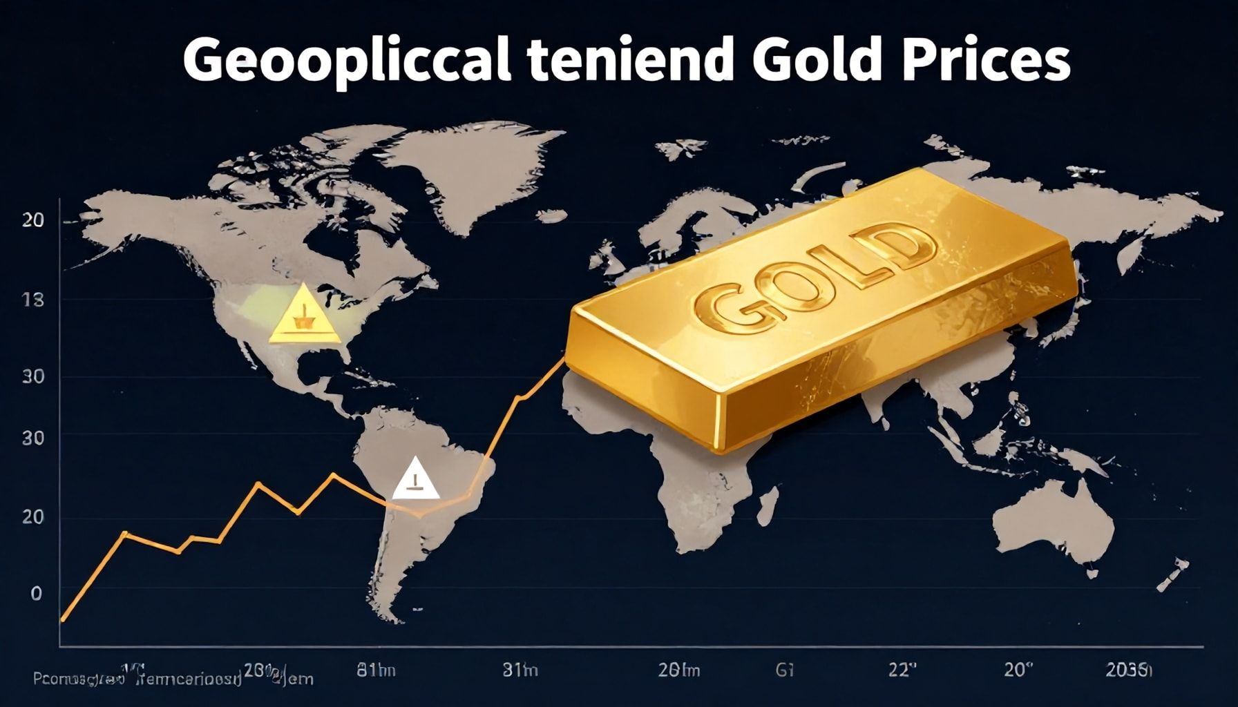 تأثير التوترات الجيوسياسية على سعر المعدن الأصفر