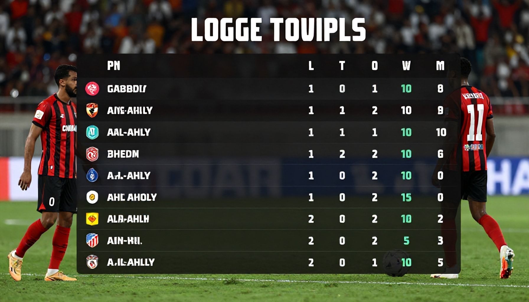 تأثير النتيجة على ترتيب الفرق في السباق على اللقب