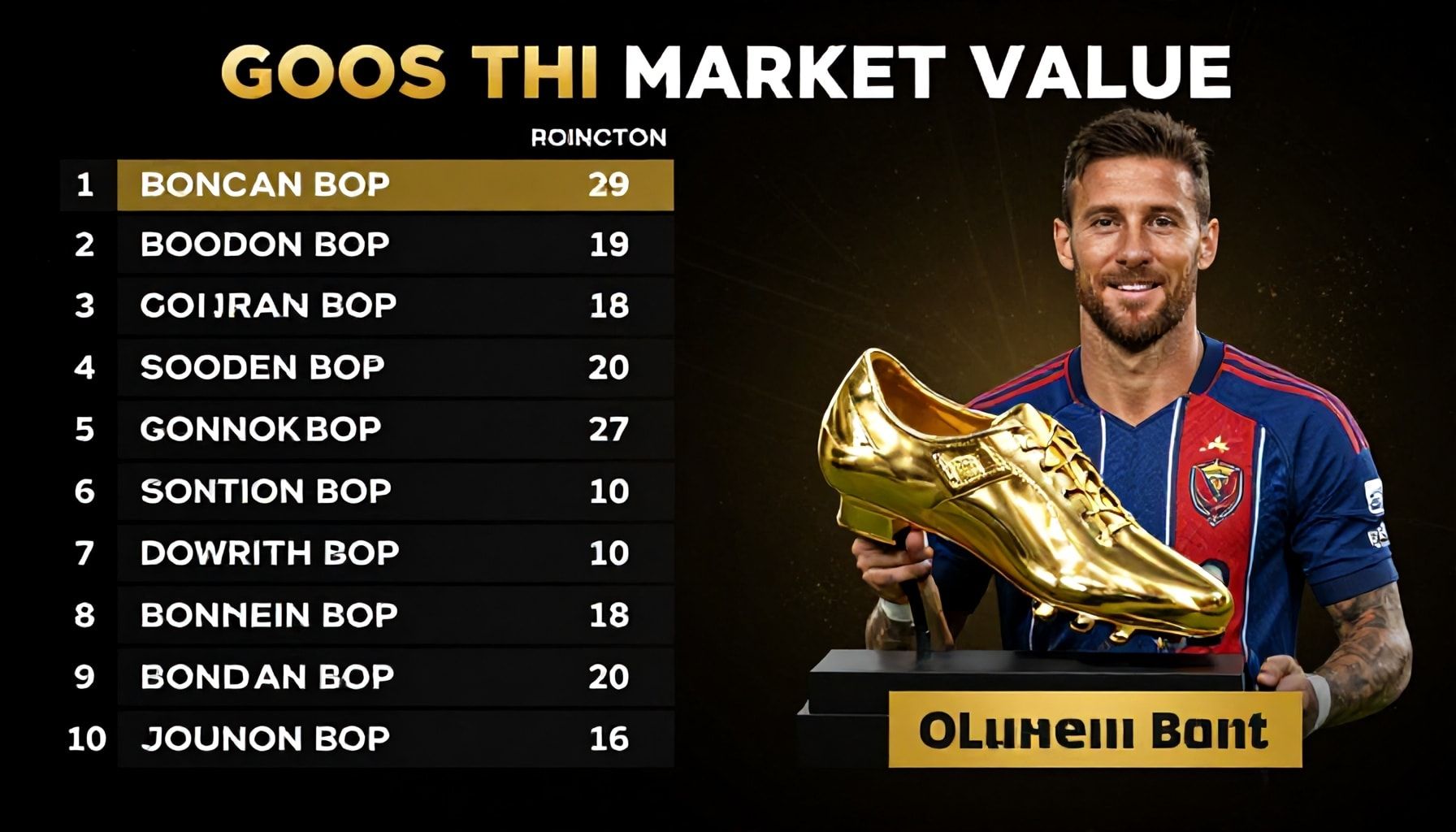 تأثير جائزة الحذاء الذهبي على قيمة اللاعب السوقية