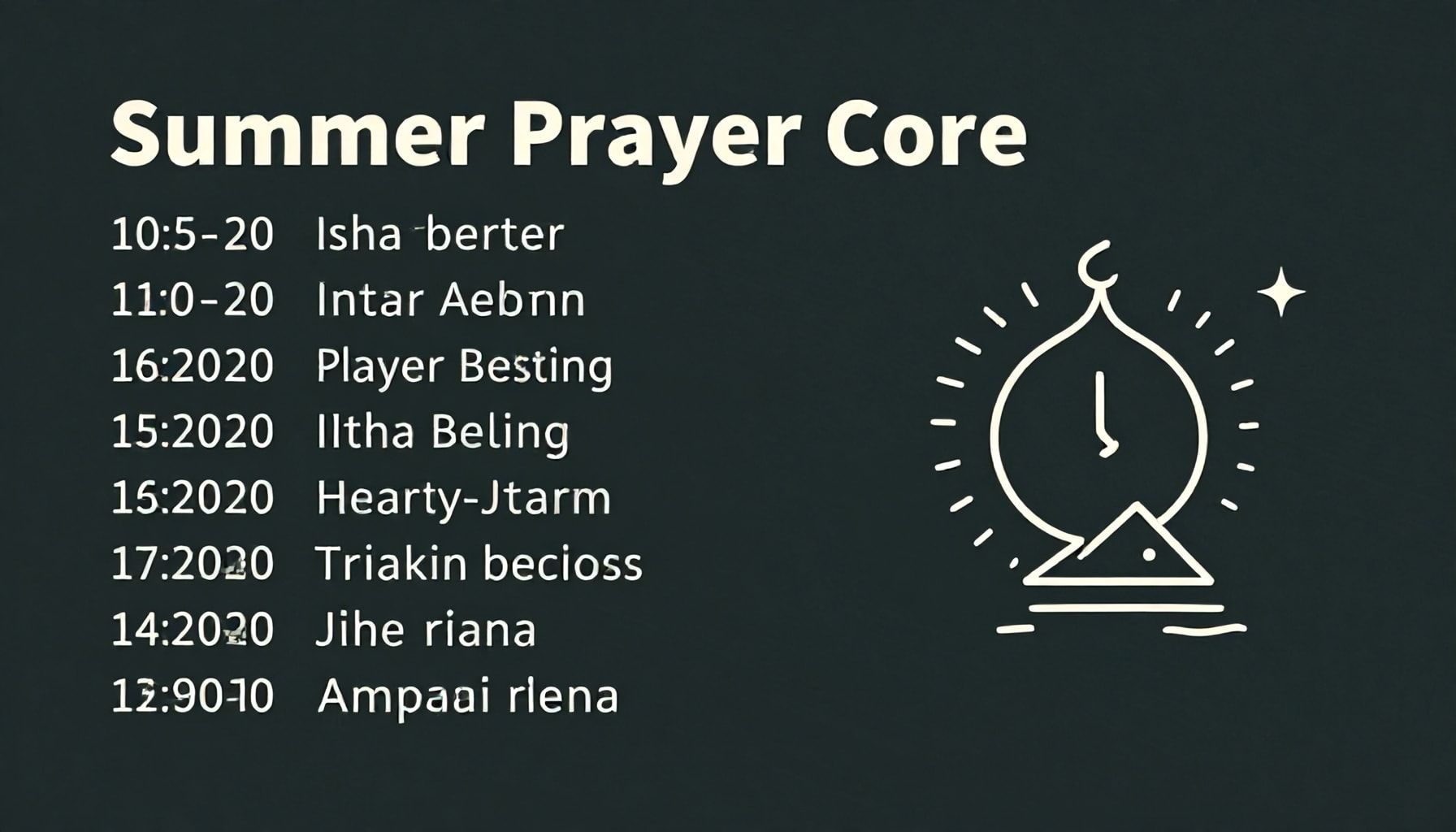 تحديثات محتملة في جداول الصلاة خلال فصل الصيف