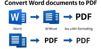 3 طرق سريعة لتحويل ملفات وورد إلى بي دي اف دون فقدان التنسيق